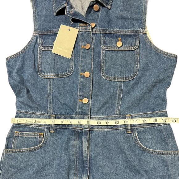 ASOS Denim Romper - NWT - Size UK 16 or US 12 - Picture 5 of 6
